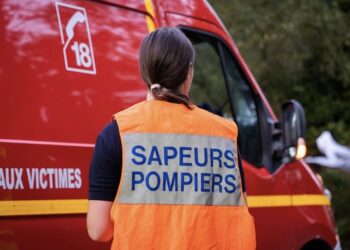 Les pompiers sont rapidement intervenues sur les lieux / Illustration : E.Bedouet