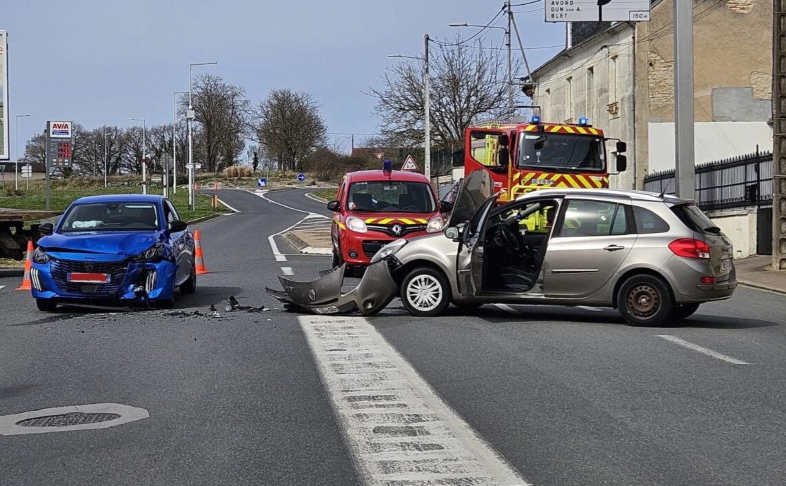 Les pompiers sont rapidement intervenus sur les lieux de l’accident / © G. METENIER – SDIS 18