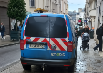 Coupure d'électricité en cours : Enedis intervient rue Moyenne à Bourges. © DR / Bourges