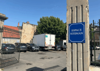 Le parking de l’ancien collège Jean-Valette devient l’Espace Kiejman. © DR  / Anthony BONDON